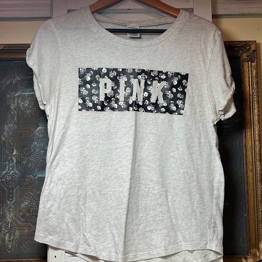 Pink cotton  T-shirt L